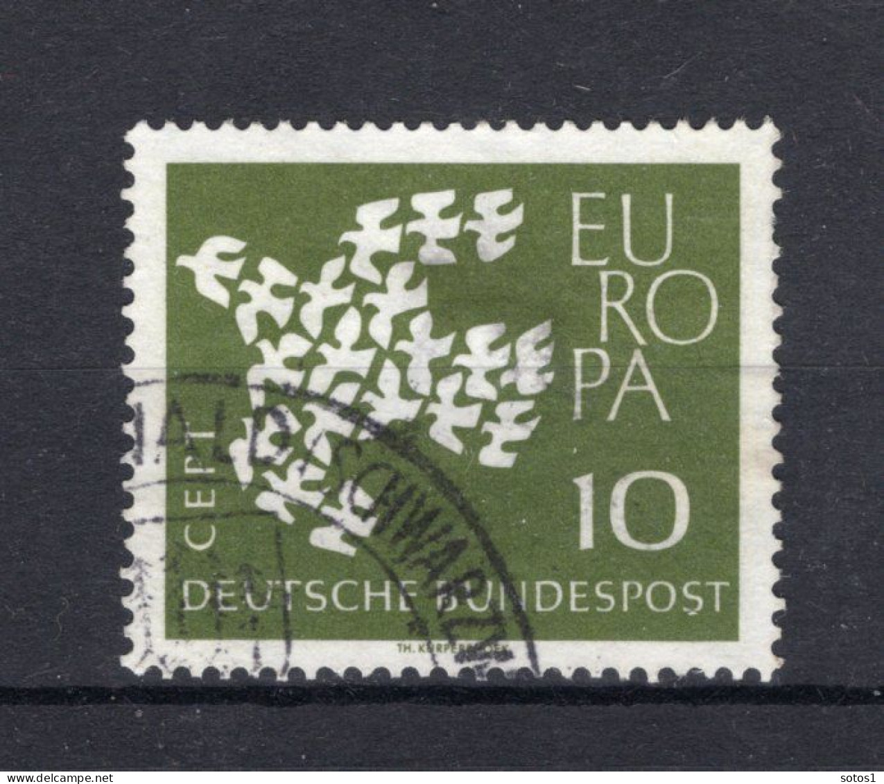 (B) Duitsland CEPT 367° Gestempeld 1961 - 1961