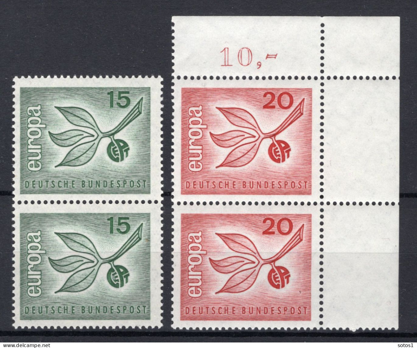 (B) Duitsland CEPT 483/484 (2 St) MNH - 1965 - 1965