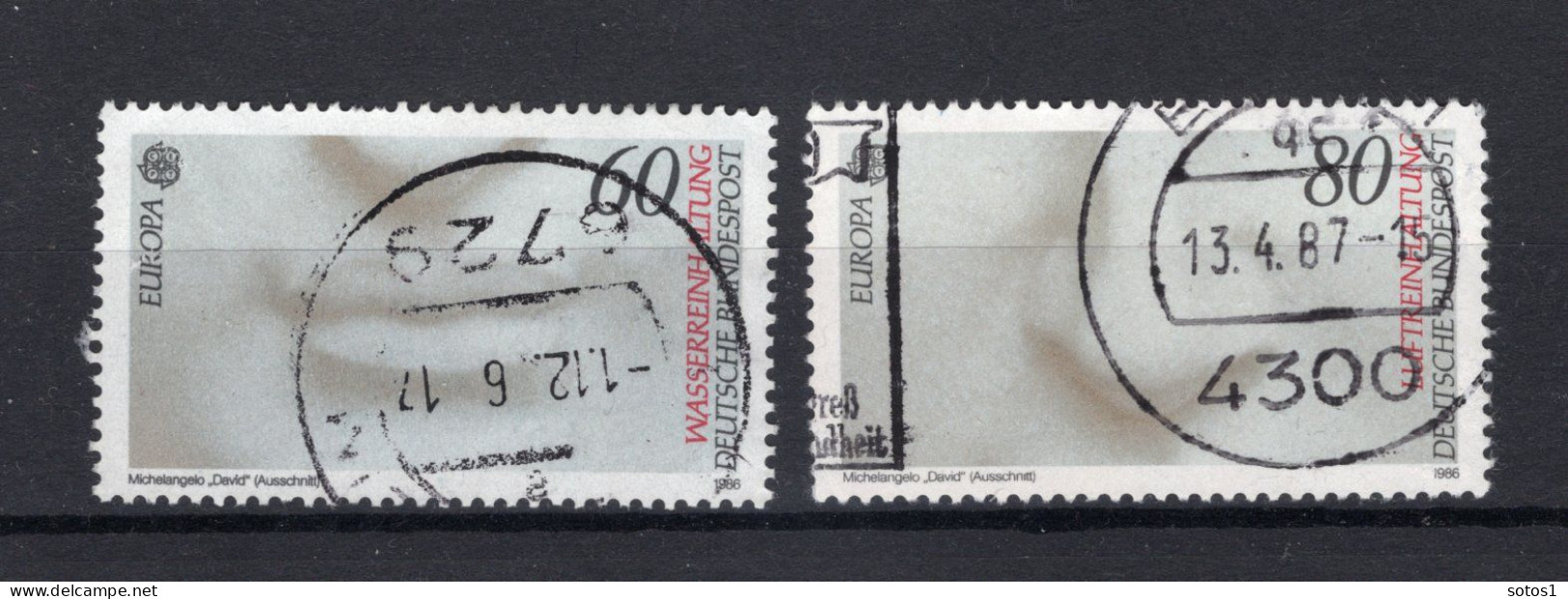 (B) Duitsland CEPT 1278/1279° Gestempeld 1986 - 1986