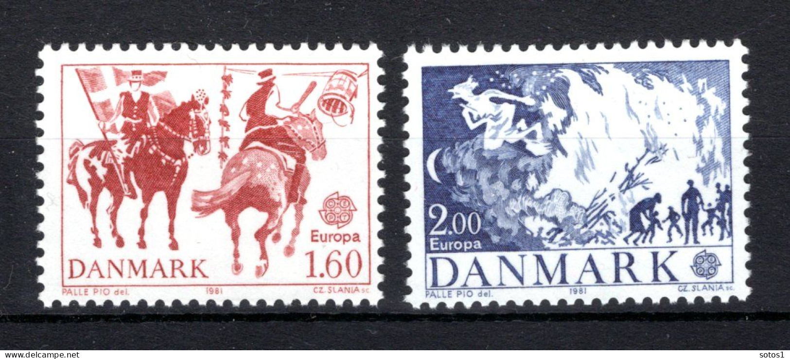 (B) Denemarken CEPT 730/731 MNH** 1981 - 1981