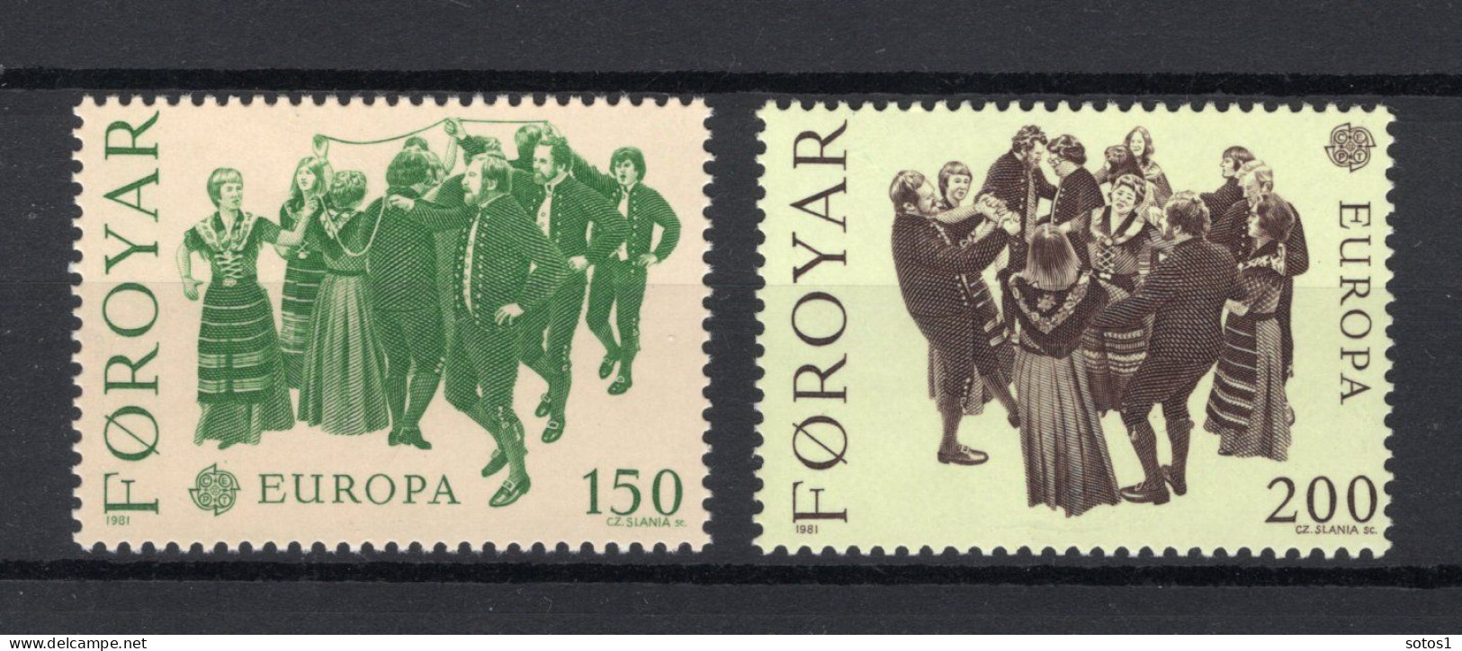 (B) Denemarken - Faroe Eilanden CEPT 63/64 MNH - 1981 - 1981