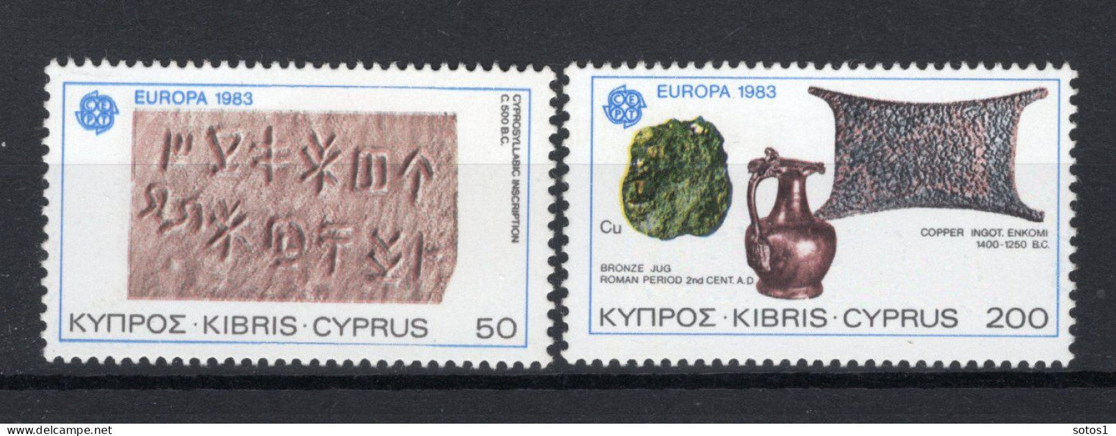 (B) Cyprus CEPT 582/583 MNH - 1983 - 1983