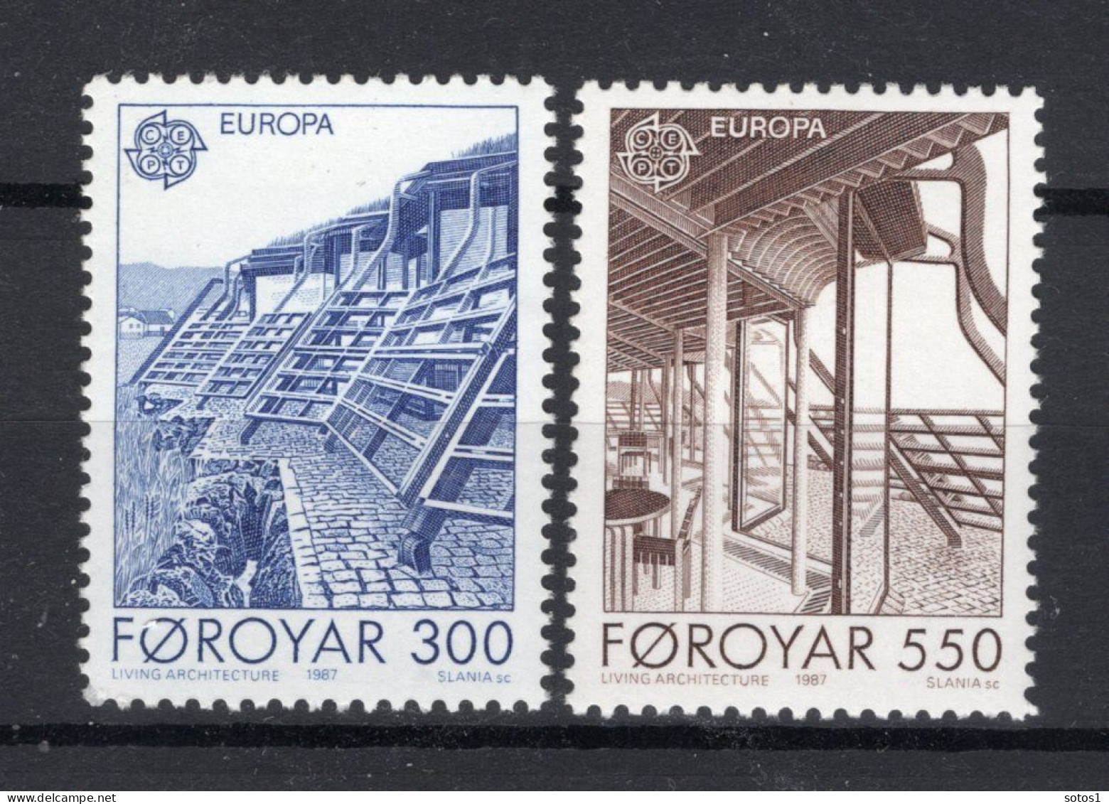(B) Denemarken - Faroe Eilanden CEPT 149/150 MNH - 1987 - 1987
