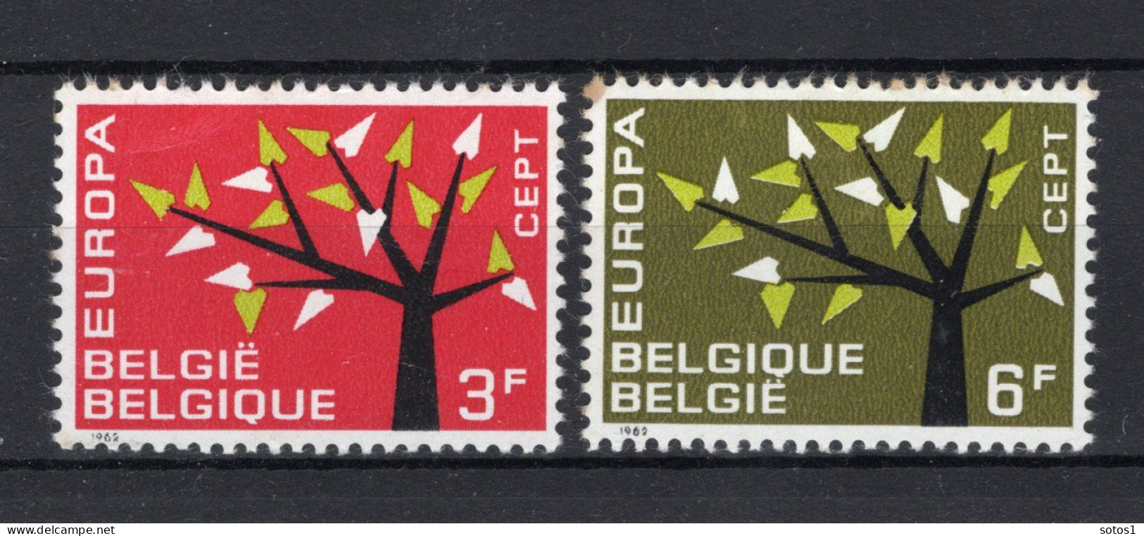 (B) België CEPT 1282/1283 MNH - 1962 - 1962