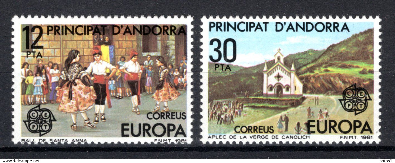 (B) Andorra (Spaanse Post) 138/139 MNH** 1981 - 1981