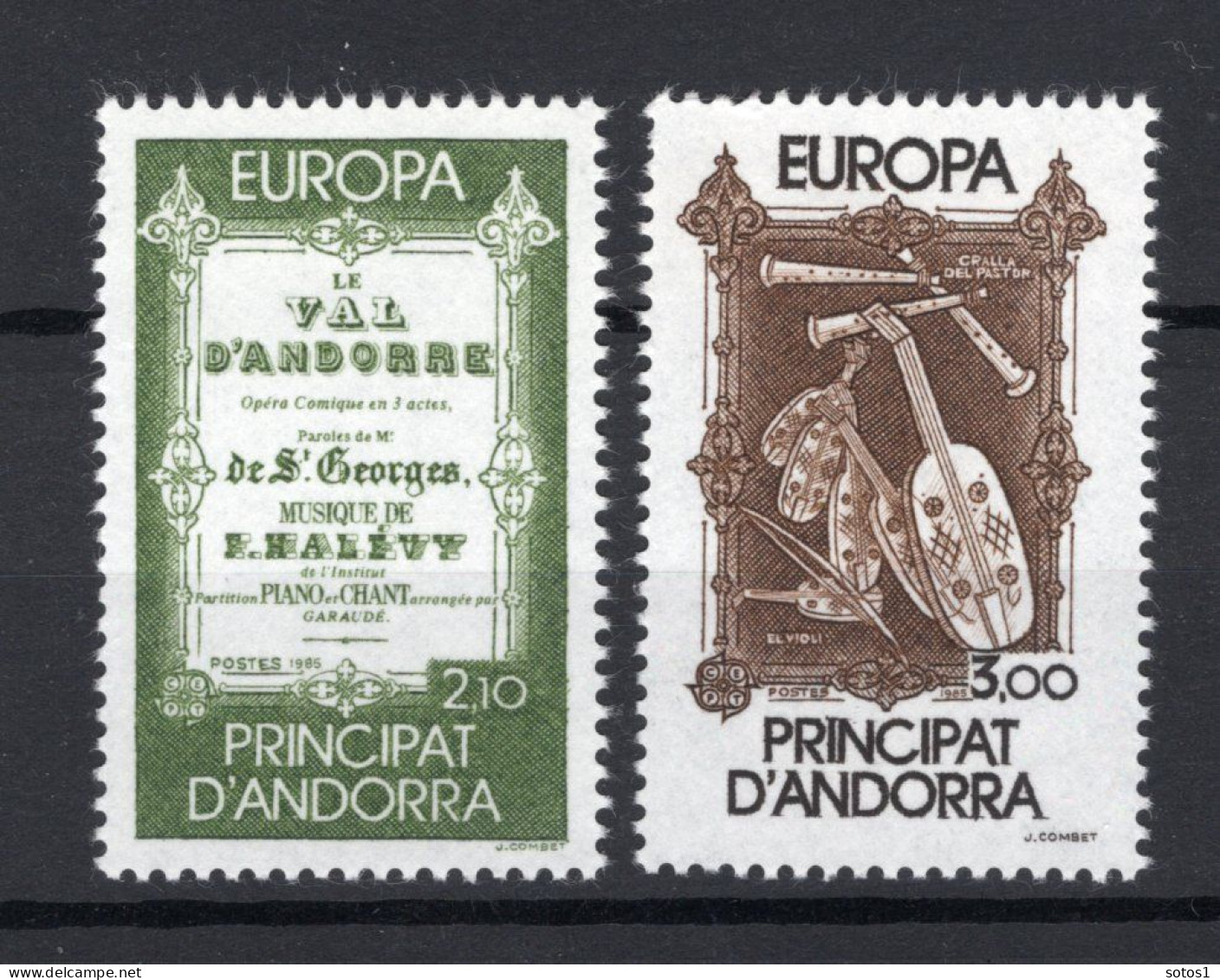 (B) Andorra (Franse Post) CEPT 360/361 MNH - 1985 - 1985