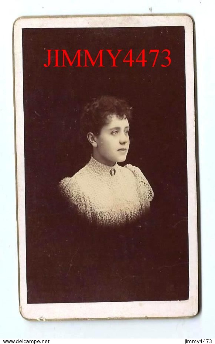 CARTE CDV - Phot. A. Hermelin - Portrait D'une Jeune Fille En 1892, à Identifier - Tirage Aluminé 19 ème - Old (before 1900)
