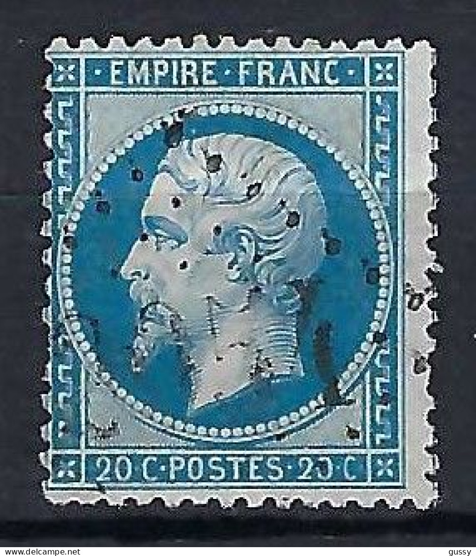 FRANCE Classique, B Obl. GC Des Villes Sur TP Isolés: GC 2054 (Limoux,3) Sur Y&T 22 - 1862 Napoléon III