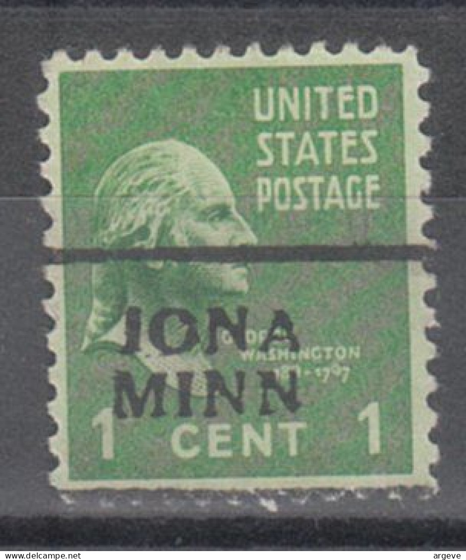 USA Precancel Vorausentwertungen Preo Locals Minnesota, Iona 701 - Precancels