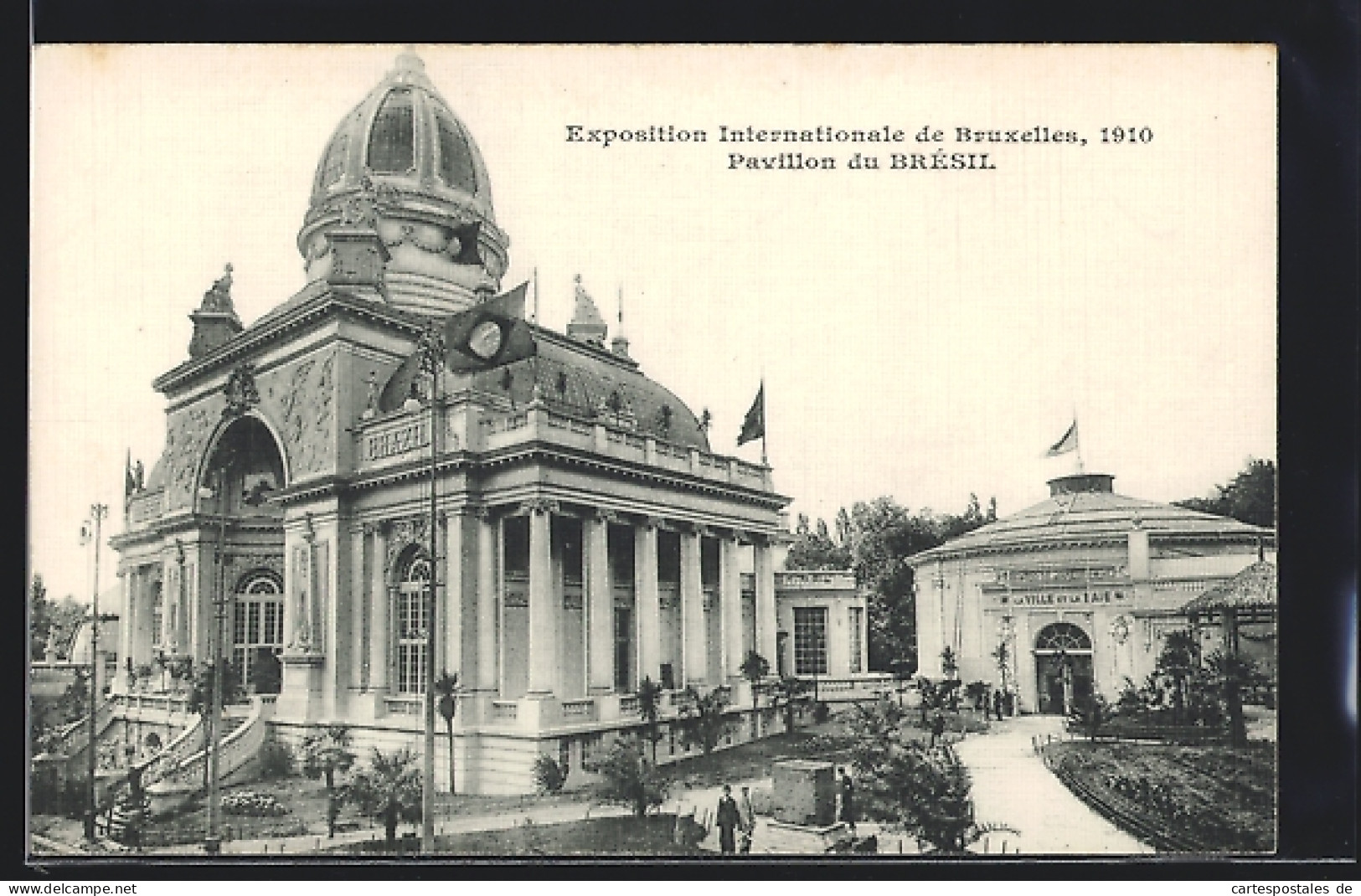 AK Bruxelles, Exposition Internationale 1910, Pavillon Du Brésil, Ausstellung  - Expositions