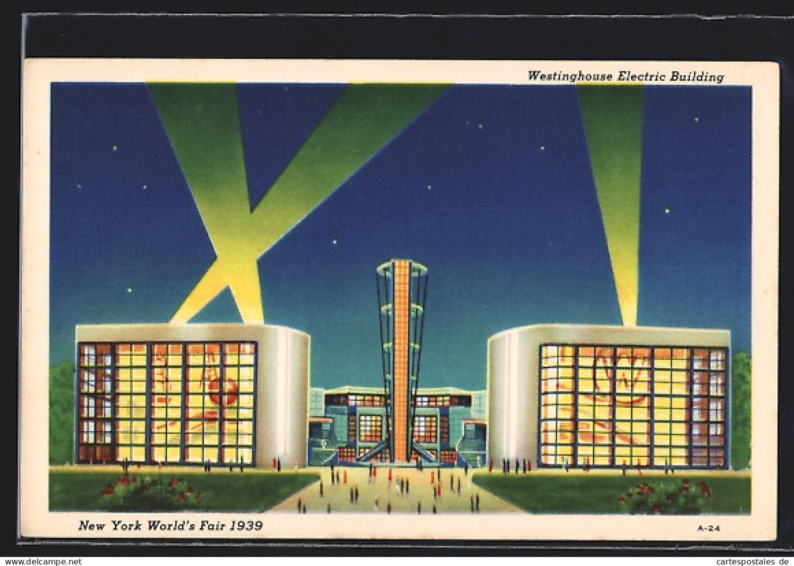 AK New York, New York World`s Fair 1939, Westinghouse Electric Building  - Exhibitions