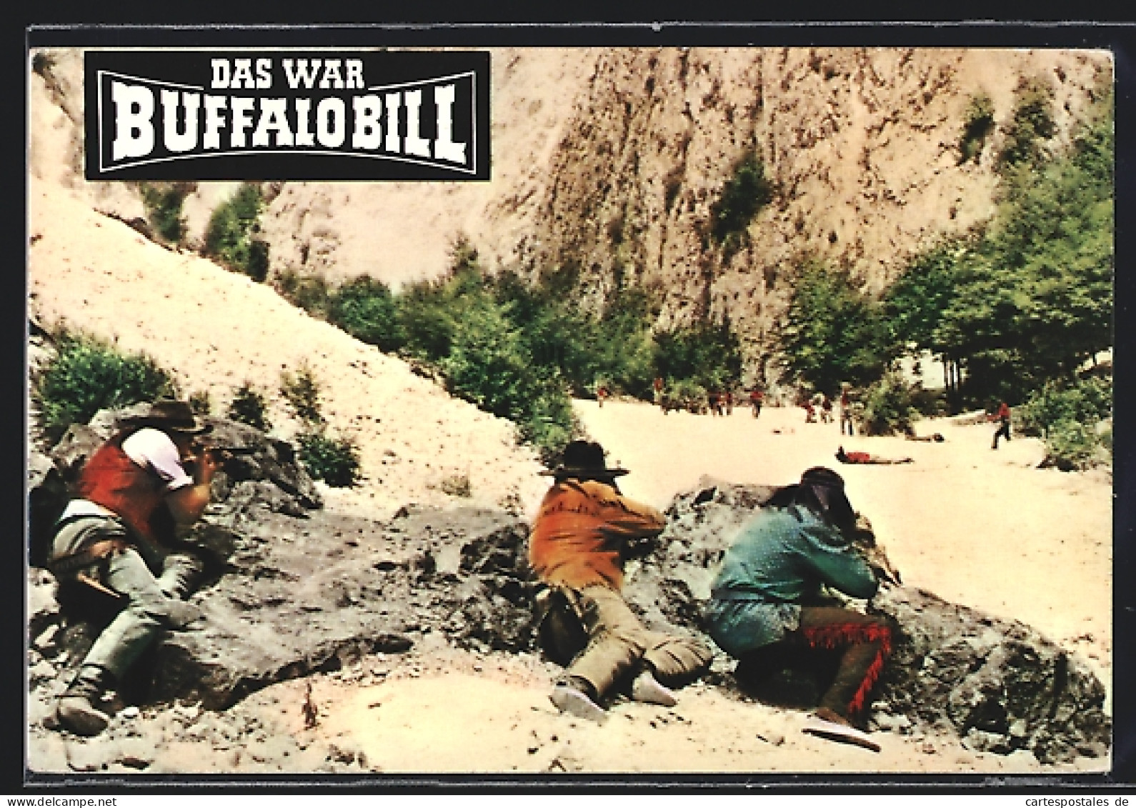 AK Buffalo Bill Gerät In Einen Hinterhalt Des Feindlichen Stammes  - Actores