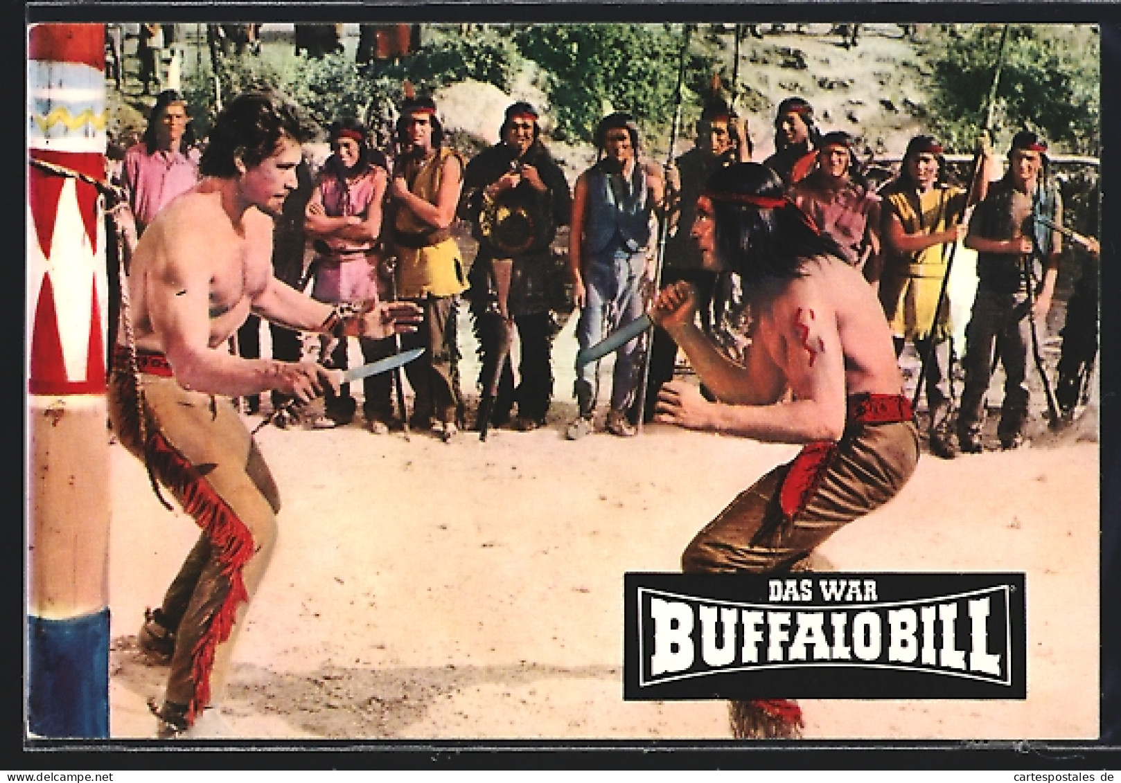 AK Sioux-Duell Ziwschen Buffalo Bill Und Gelbe Hand  - Schauspieler