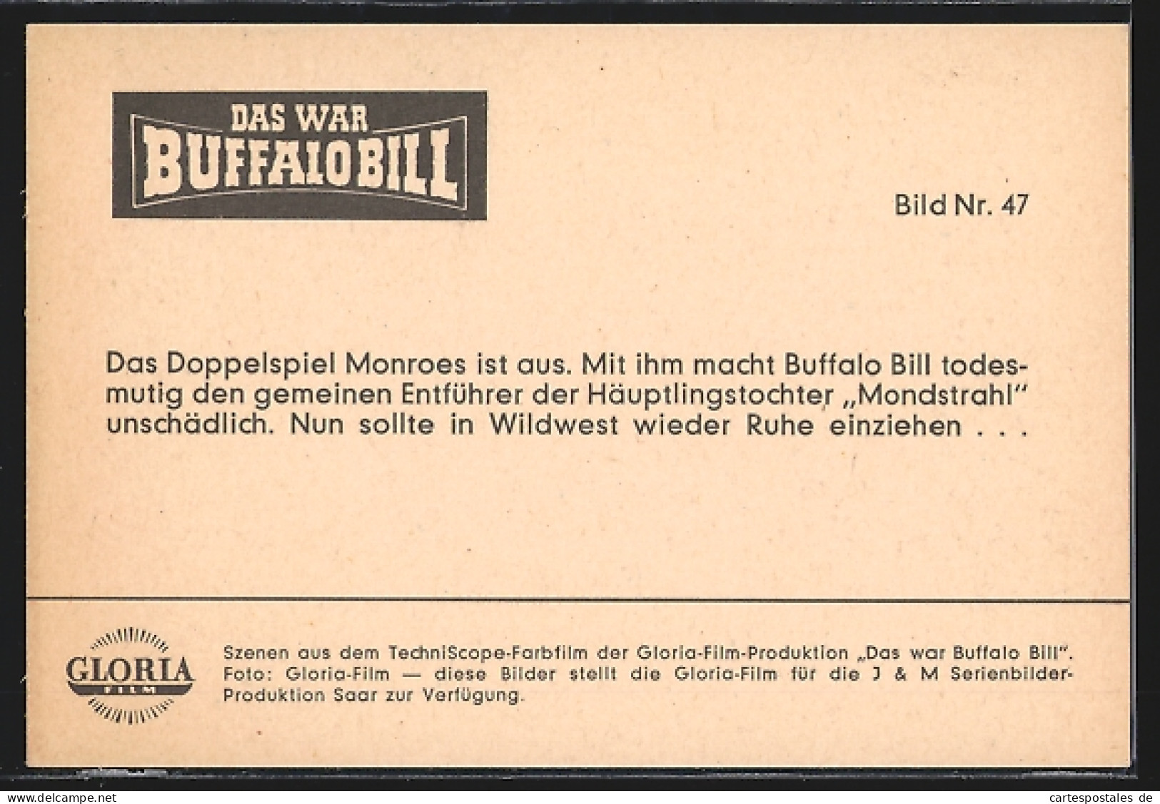 AK Buffalo Bill Macht Monroe Und Seine Gruppe Unschädlich  - Schauspieler