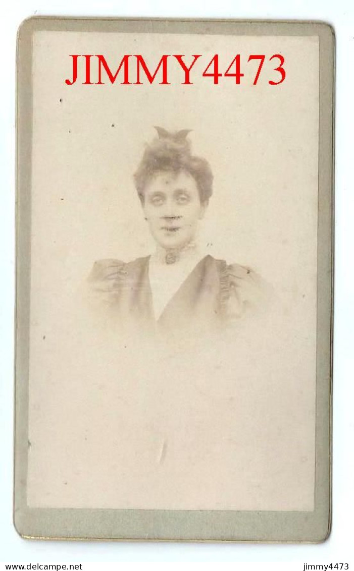 CARTE CDV - Phot. A. Hermelin - Portrait D'une Jeune Fille En 1897, à Identifier - Tirage Aluminé 19 ème - Old (before 1900)