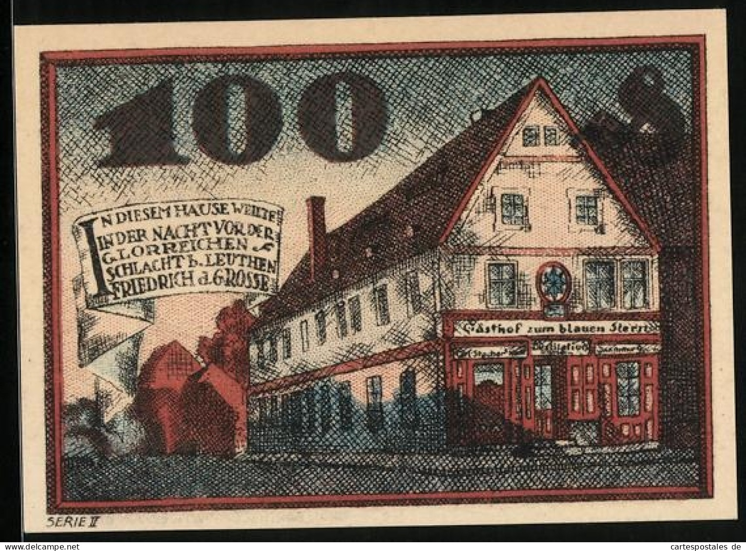 Notgeld Neumarkt In Schlesien 1921, 100 Pfennig, Gasthof Zum Blauen Stern  - Lokale Ausgaben