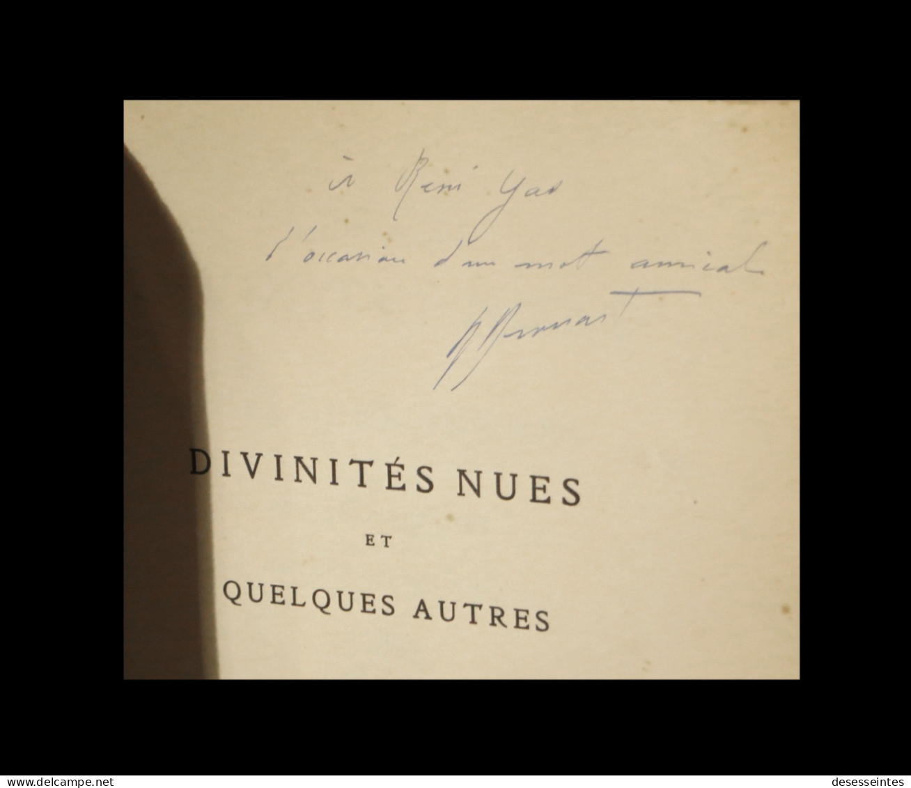 [CURIOSA EROTISME] HENRIOT (Emile) / DROUART (Raphaël, Ill. De) - Divinités Nues. EO. 1/200. - 1901-1940