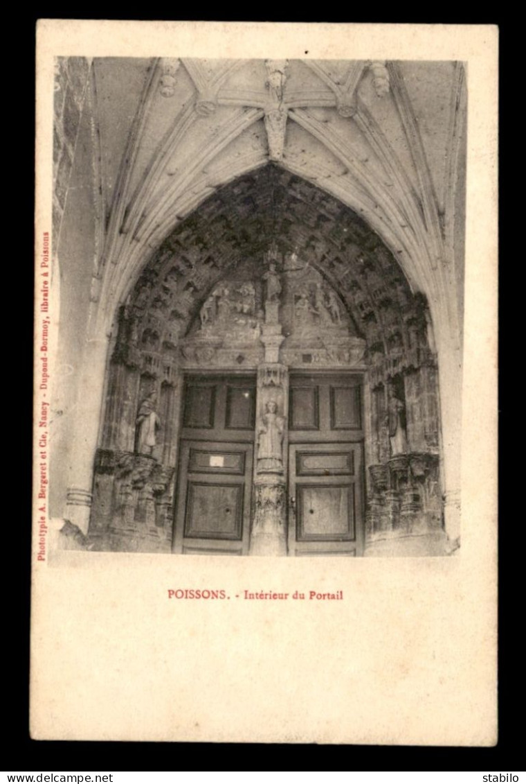52 - POISSONS - INTERIEUR DU PORTAIL DE L'EGLISE - Poissons