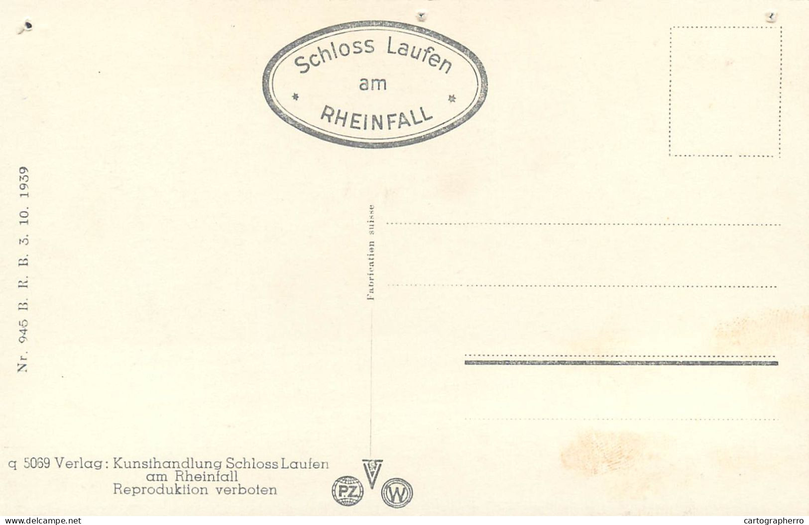 Postcard Switzerland Rheinfall - Other & Unclassified