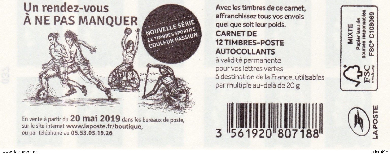 Marianne D'Yseult YZ. Carnet De 12 Timbres N° Y&T 1598-C6 Neuf** (MG) - Modern : 1959-…