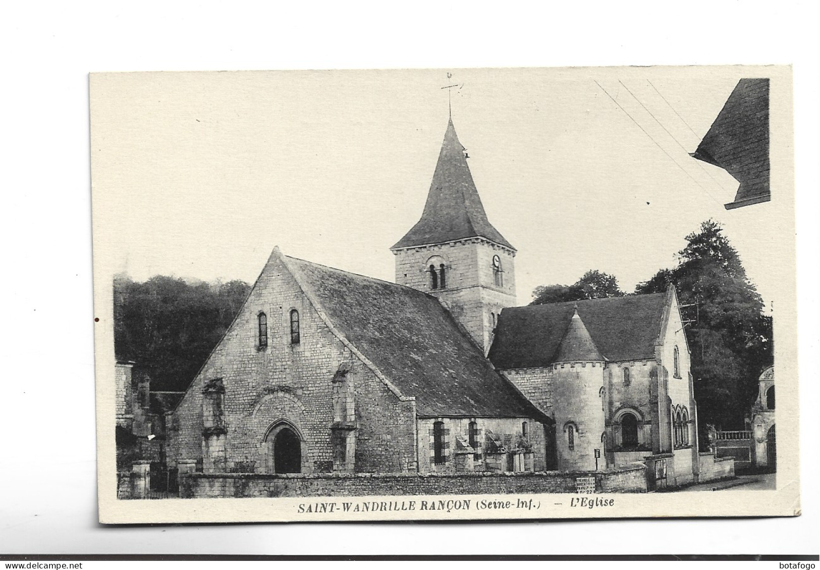 CPA DPT 62 ST WANDRILLE RANCON , L EGLISE - Saint-Wandrille-Rançon