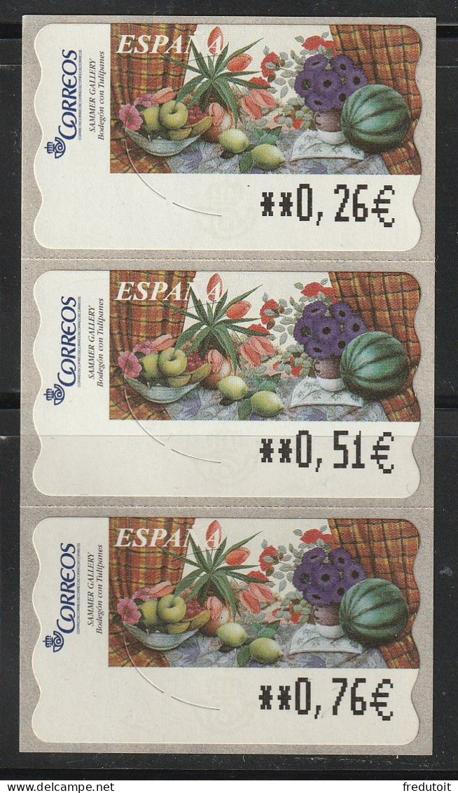 ESPAGNE - Timbres De Distributeurs : ATM/Frama - N°83 ** (2003) Tableau - Automaatzegels [ATM]