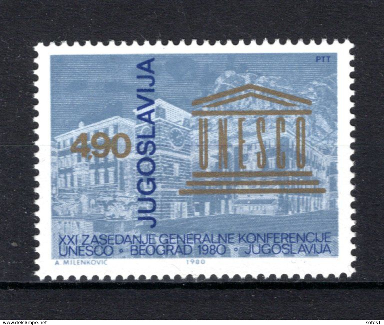 JOEGOSLAVIE Yt. 1739 MNH 1980 - Nuevos