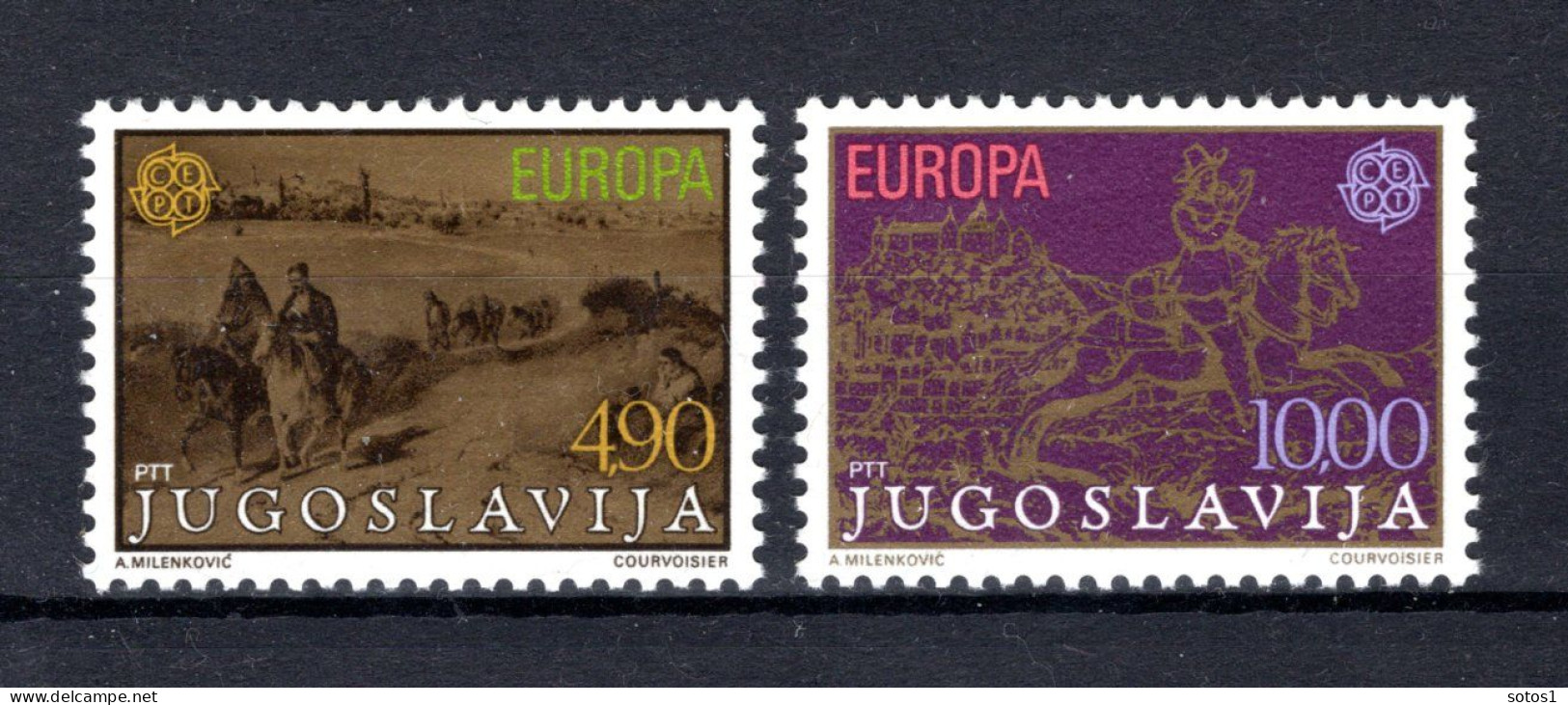 JOEGOSLAVIE Yt. 1663/1664 MNH 1979 - Unused Stamps
