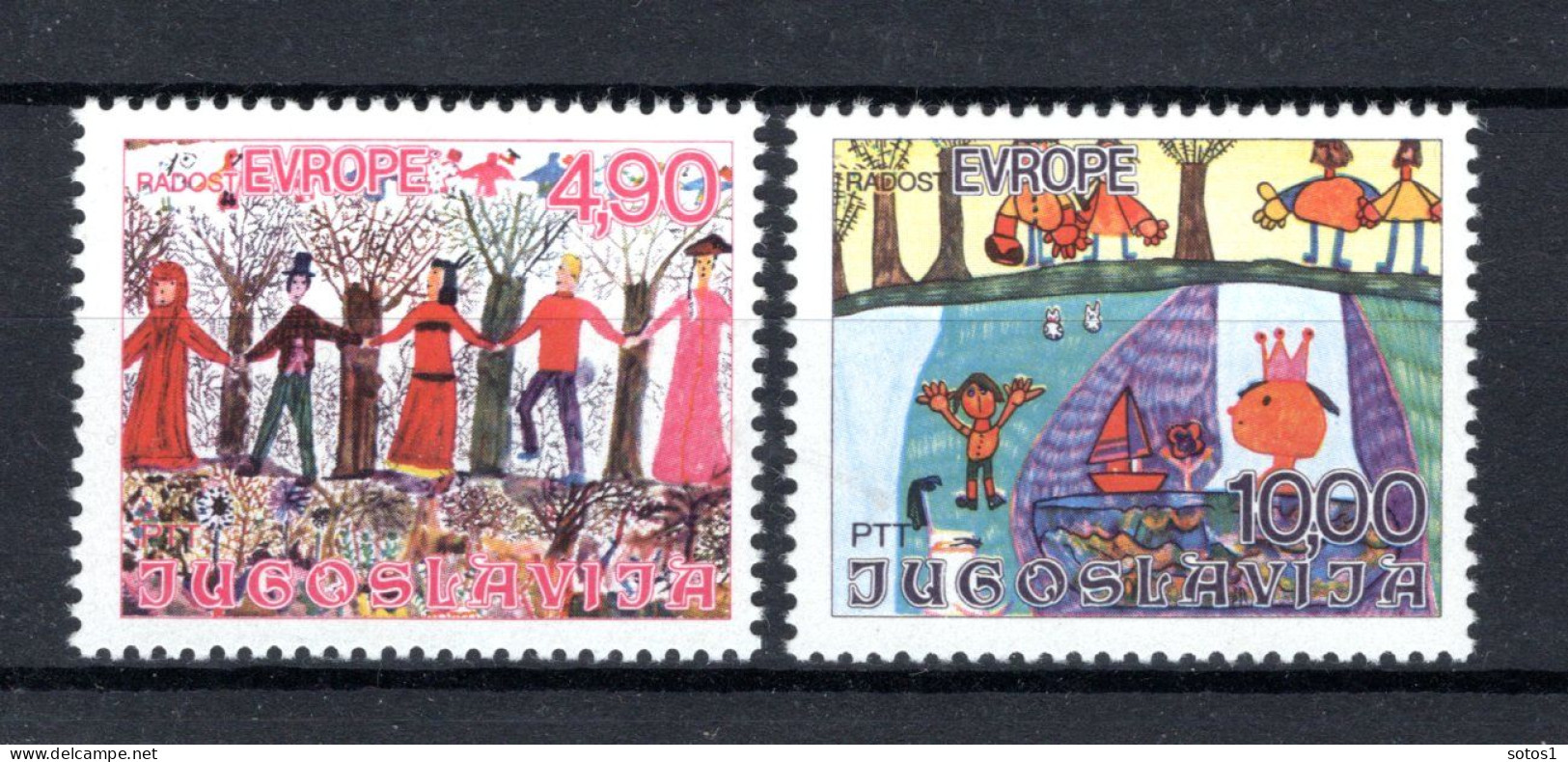 JOEGOSLAVIE Yt. 1641/1642 MNH 1978 - Neufs