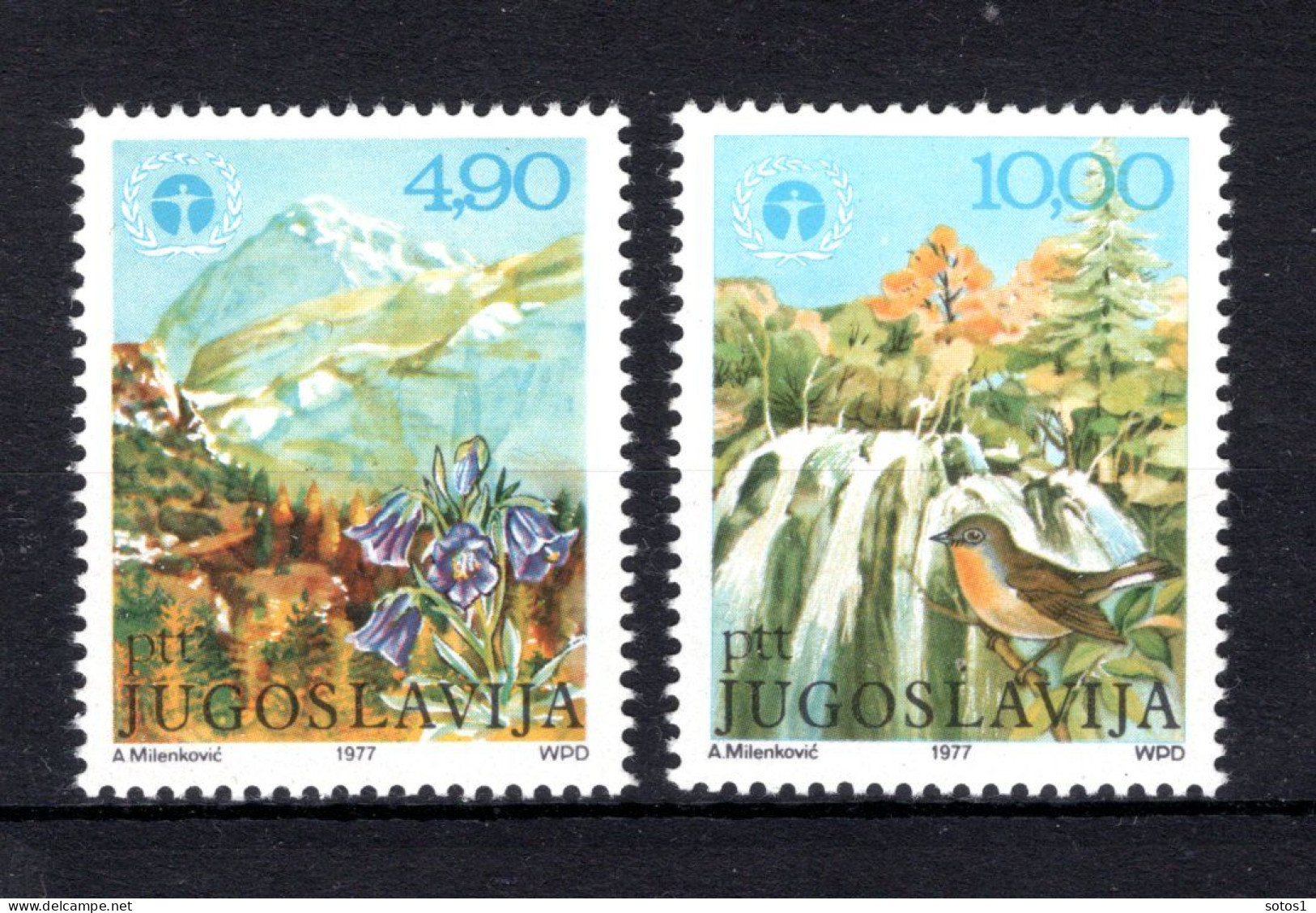 JOEGOSLAVIE Yt. 1578/1579 MNH 1977 - Ungebraucht