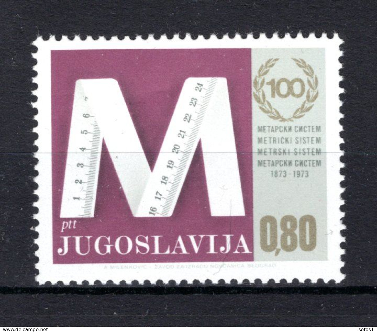 JOEGOSLAVIE Yt. 1424 MNH 1974 - Unused Stamps