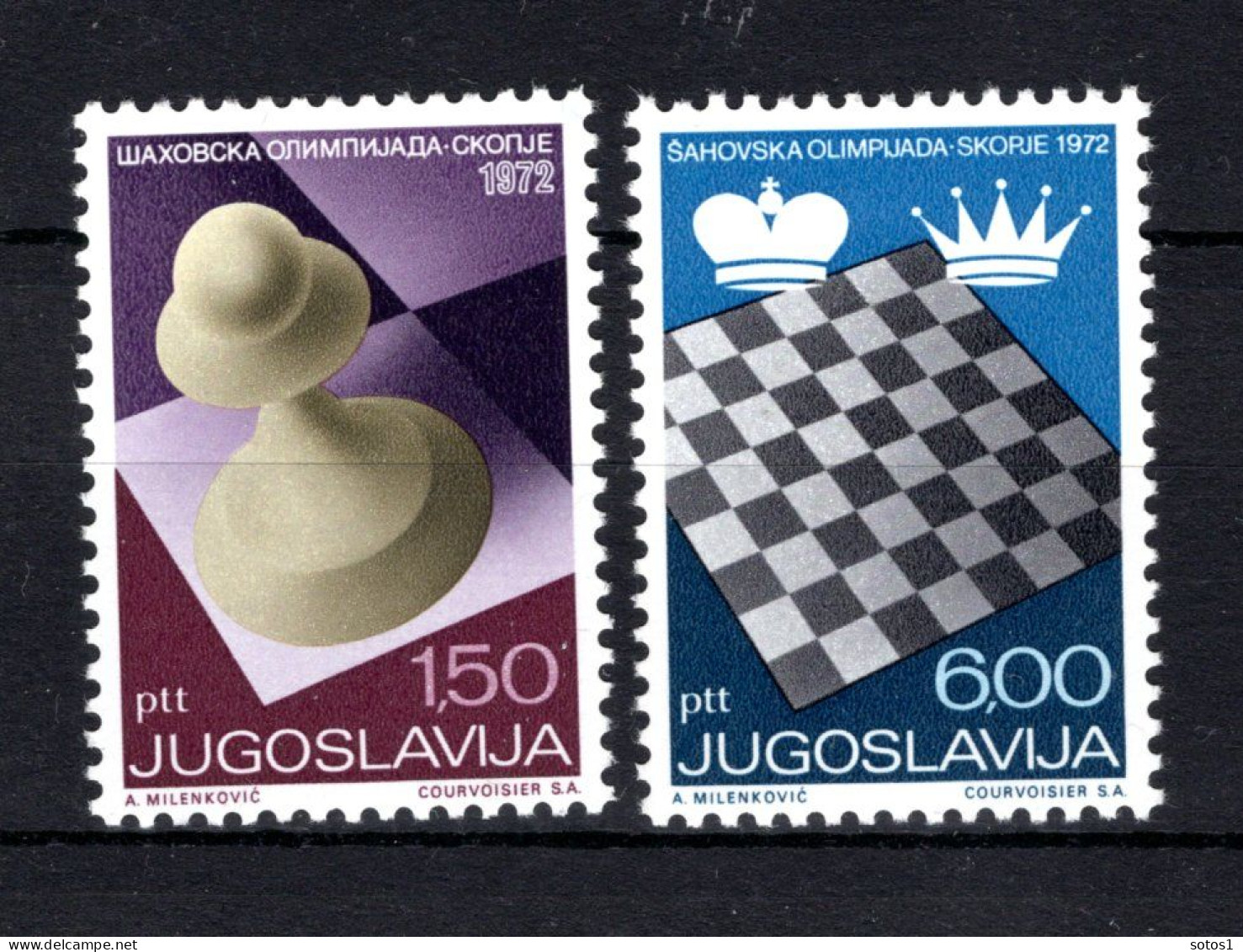 JOEGOSLAVIE Yt. 13661367 MNH 1972 - Unused Stamps