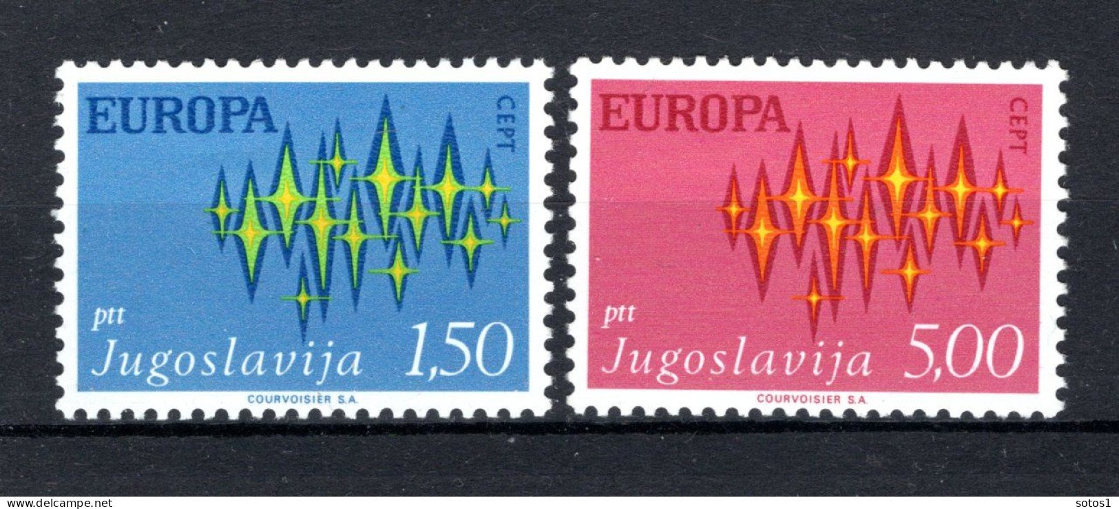 JOEGOSLAVIE Yt. 1343/1344 MNH 1972 - Neufs