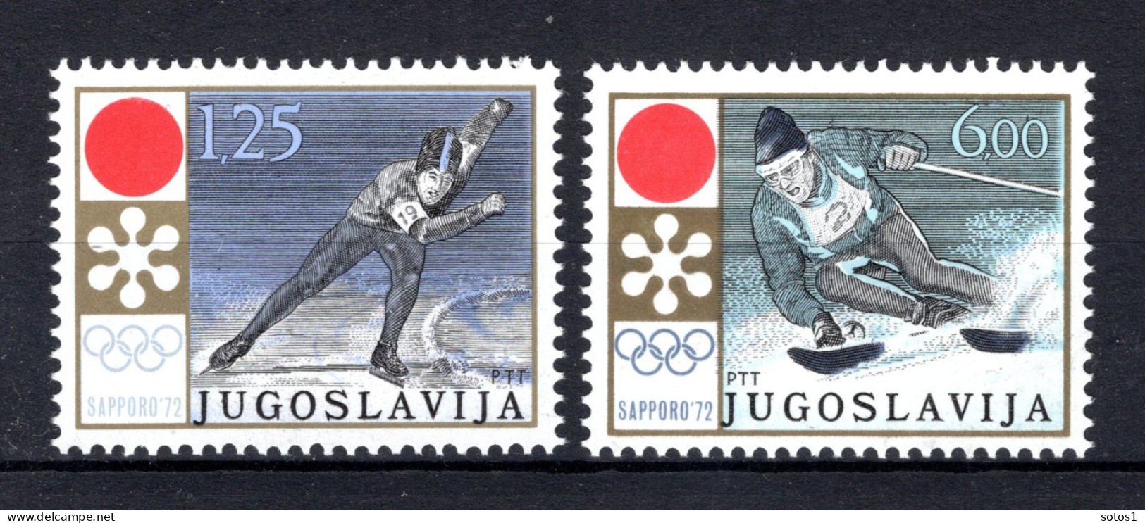 JOEGOSLAVIE Yt. 1331/1332 MNH 1972 - Unused Stamps