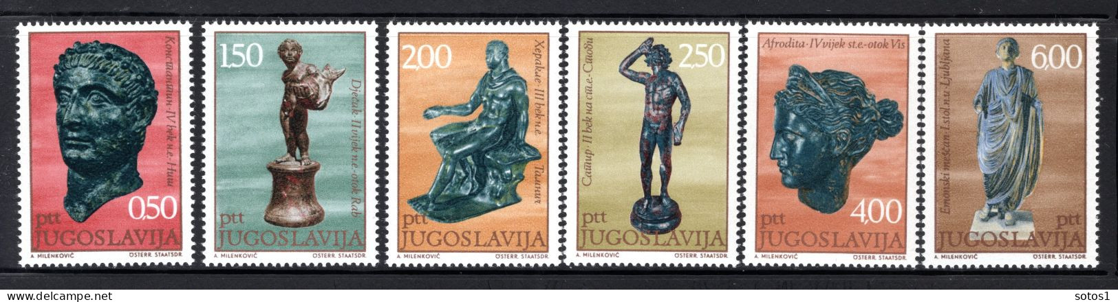 JOEGOSLAVIE Yt. 1318/1323 MNH 1971 - Neufs