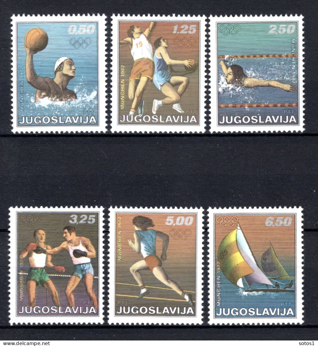 JOEGOSLAVIE Yt. 1335/1340 MNH 1972 - Neufs