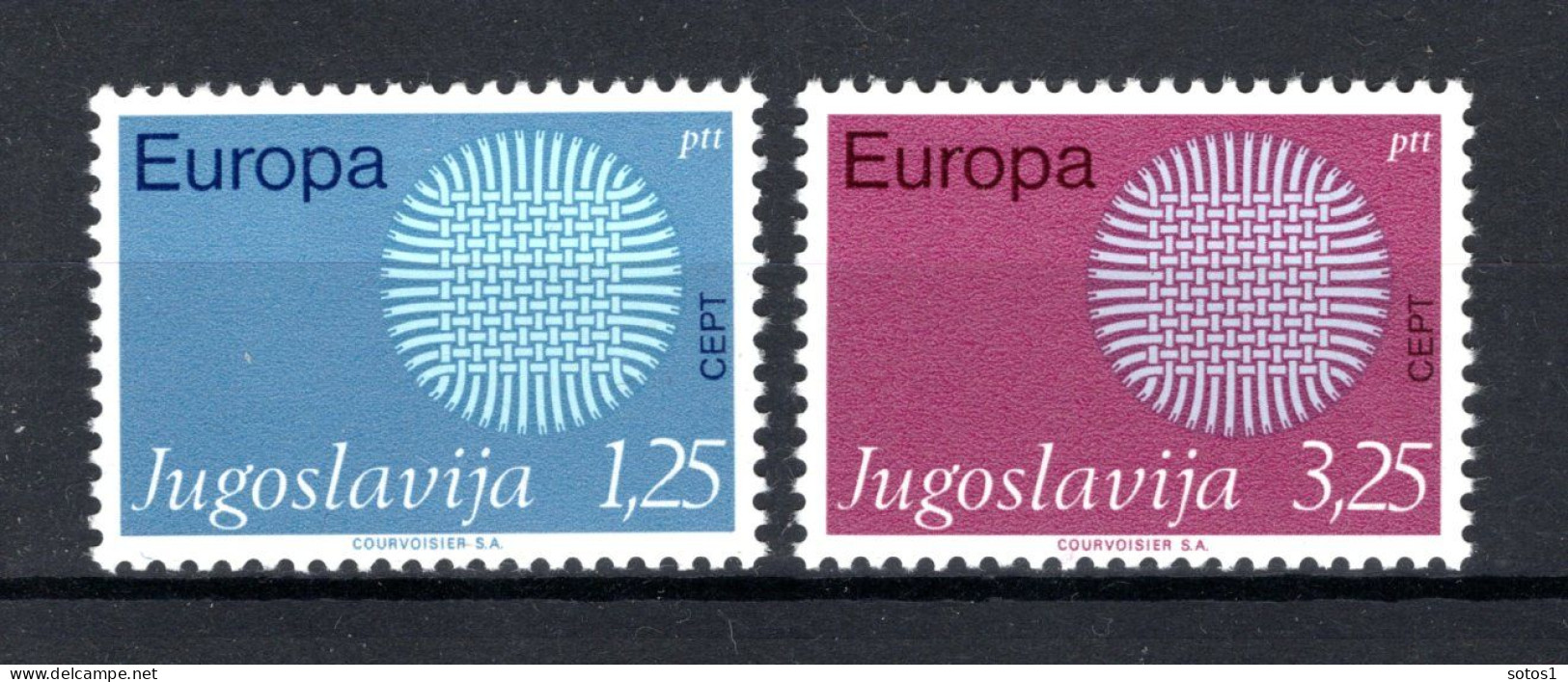 JOEGOSLAVIE Yt. 1269/1270 MNH 1970 - Neufs