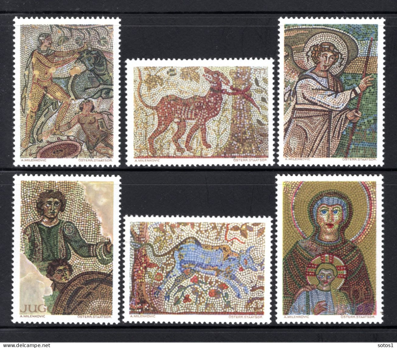 JOEGOSLAVIE Yt. 1263/1268 MNH 1970 - Neufs