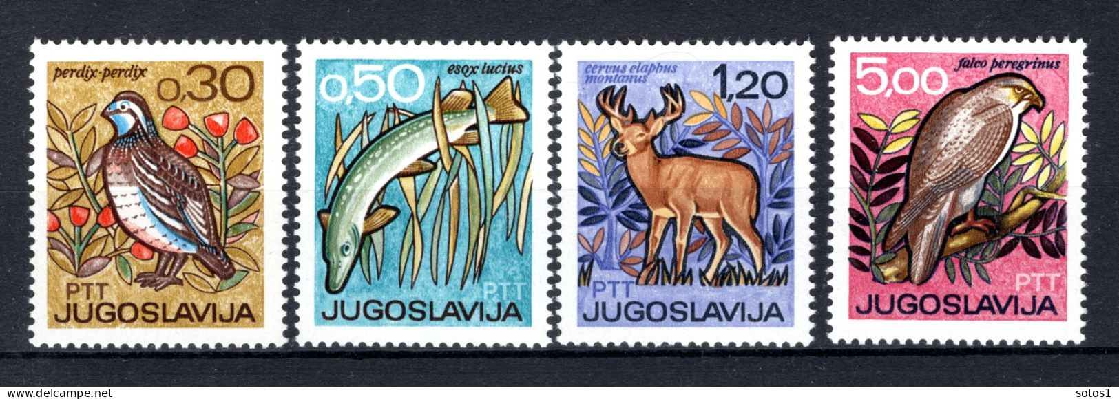 JOEGOSLAVIE Yt. 1122/1125 MNH 1967 - Unused Stamps