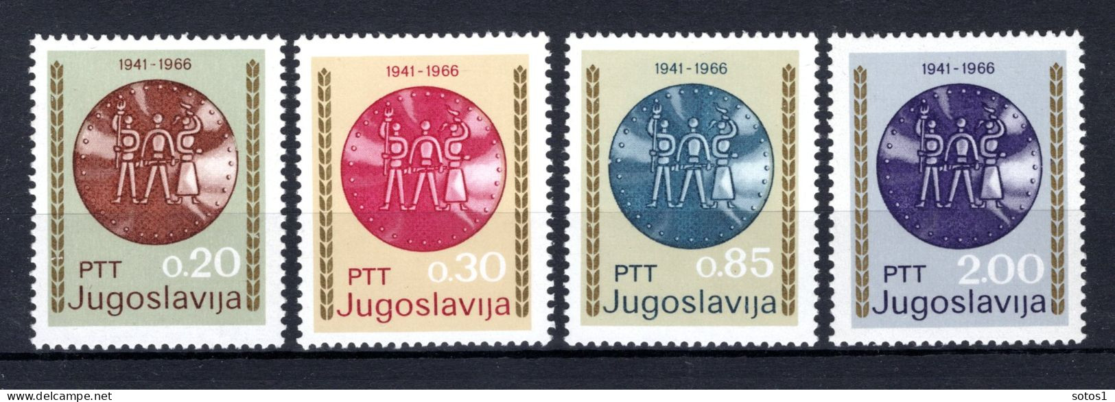 JOEGOSLAVIE Yt. 1062/1065 MNH 1966 - Unused Stamps