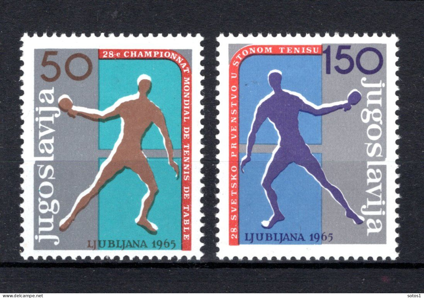 JOEGOSLAVIE Yt. 1003/1004 MNH 1965 - Unused Stamps