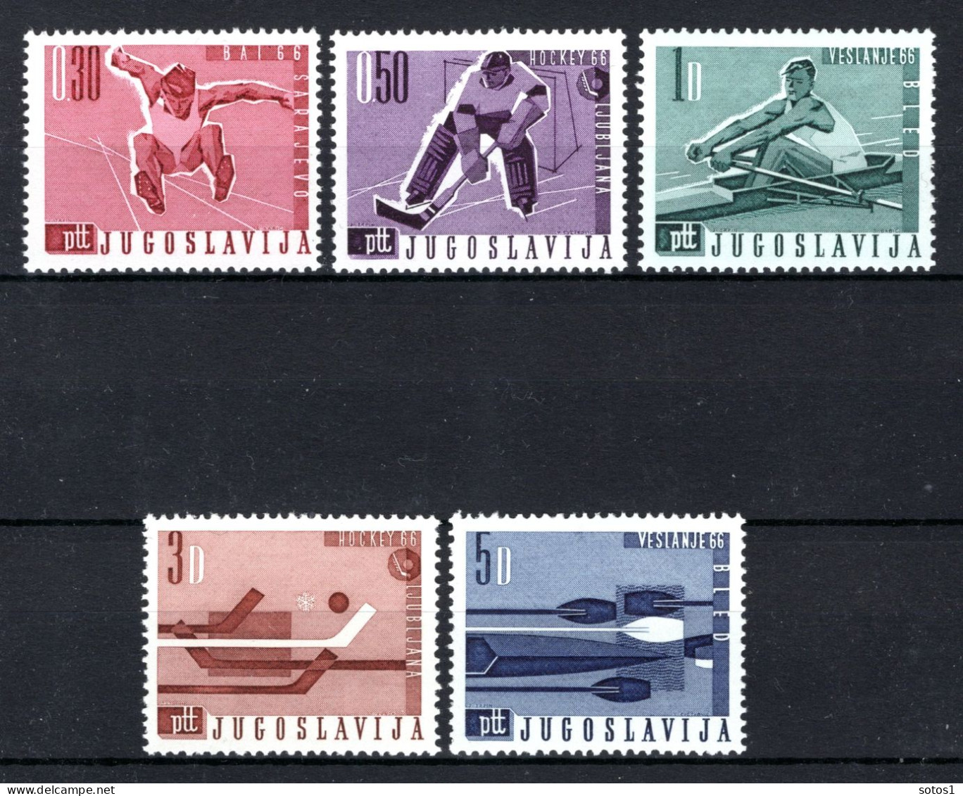 JOEGOSLAVIE Yt. 1037/1041 MNH 1966 - Neufs