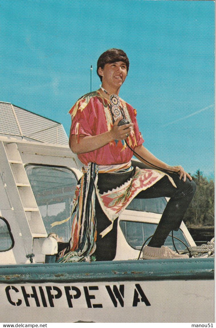 ETATS-UNIS -  CPSM : Randy Little Eagle -  Native Winnebago Indian - Sonstige & Ohne Zuordnung