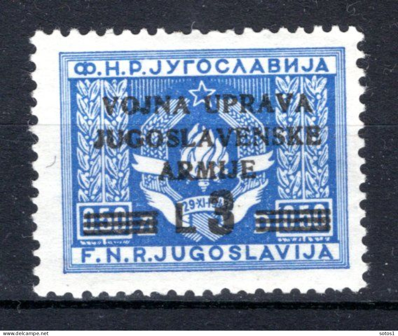 JOEGOSLAVIE ISTRIE Yt. S2 MNH 1947 - Dienstzegel - Oblitérés