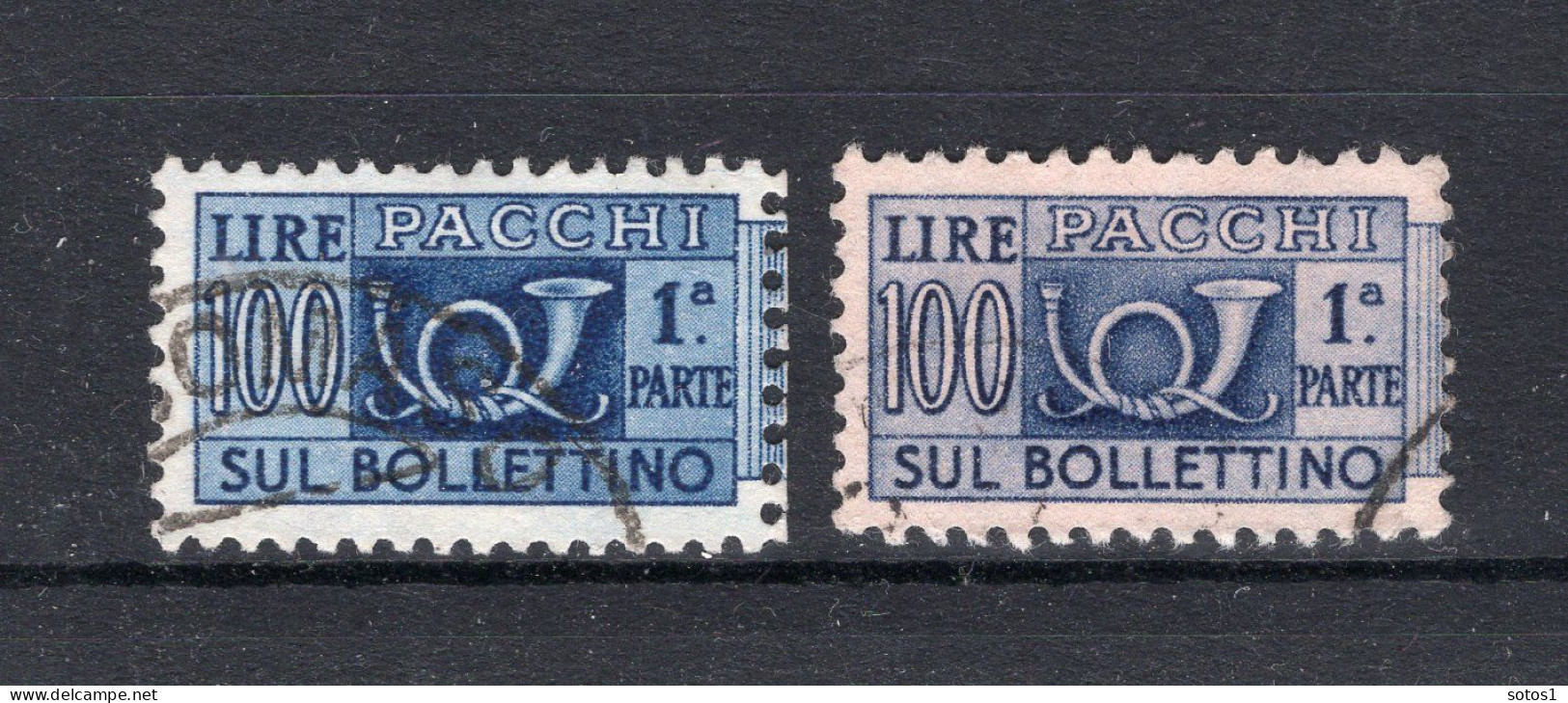 ITALIE Yt. CP80° Gestempeld Postcolli 1956-1966 - Paketmarken