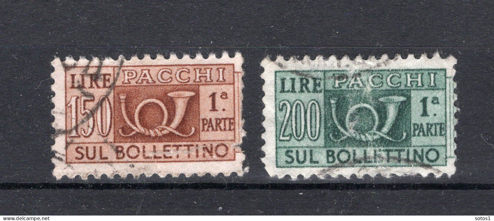 ITALIE Yt. CP82/83° Gestempeld Postcolli 1956-1966 - Postpaketten