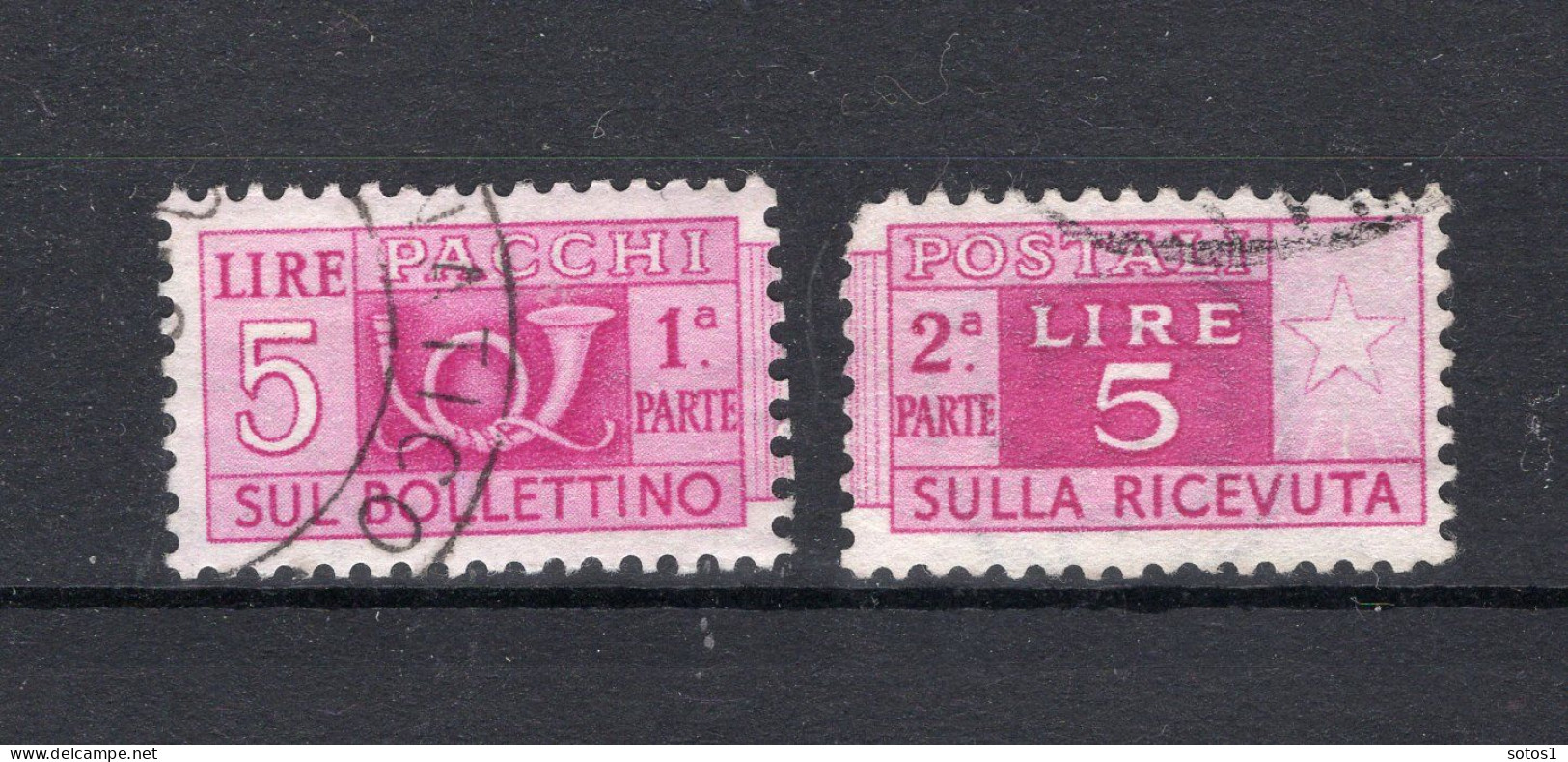 ITALIE Yt. CP58° Gestempeld Postcolli 1946 - Paketmarken