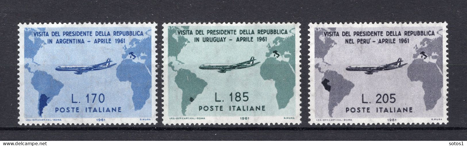 ITALIE Yt. 845/847 MNH 1961 - 1961-70: Mint/hinged