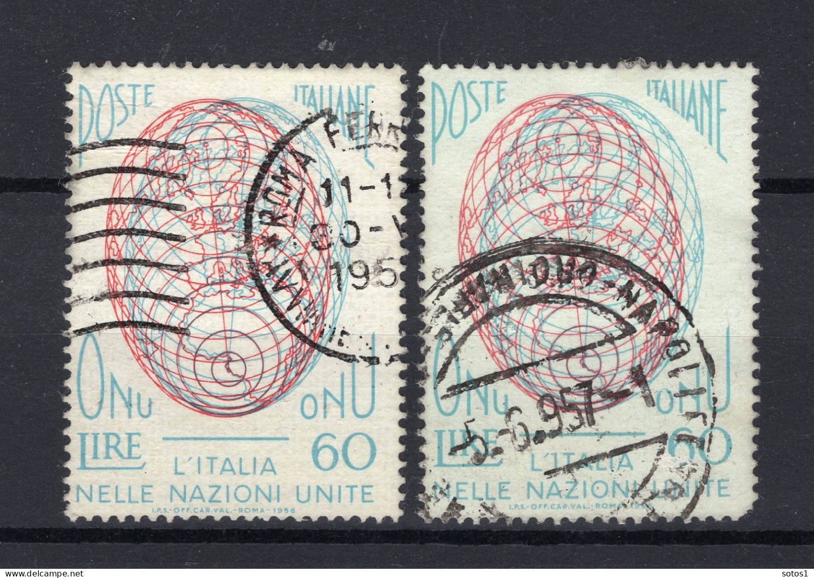 ITALIE Yt. 735° Gestempeld 1956 - 1946-60: Usati