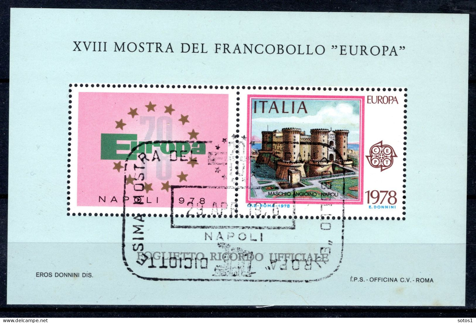 ITALIE XVIII Stamp Exibition EUROPA 1978 - Blocks & Sheetlets